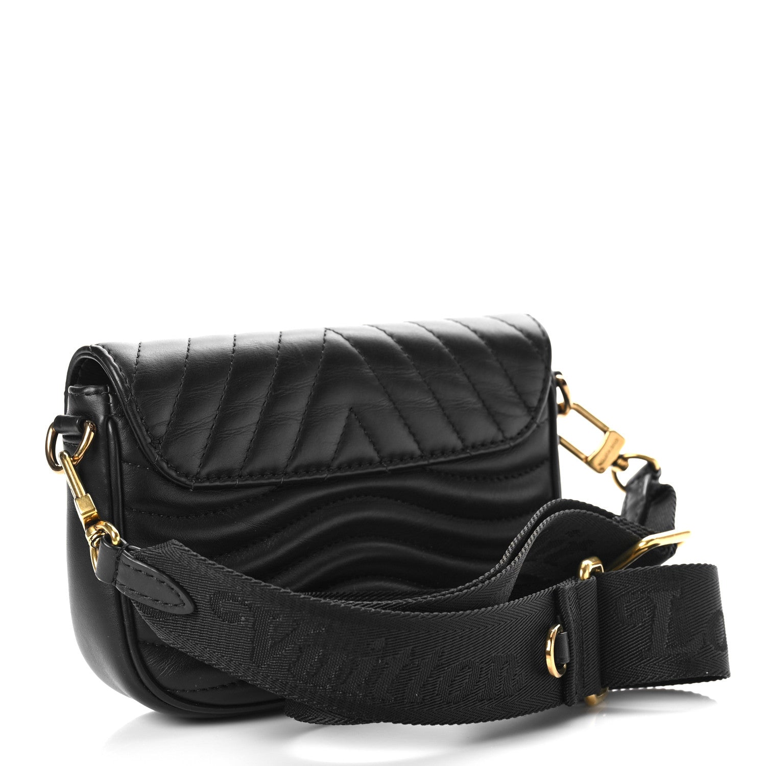 Louis Vuitton Calfskin New Wave Multi Pochette Black 5 of 10