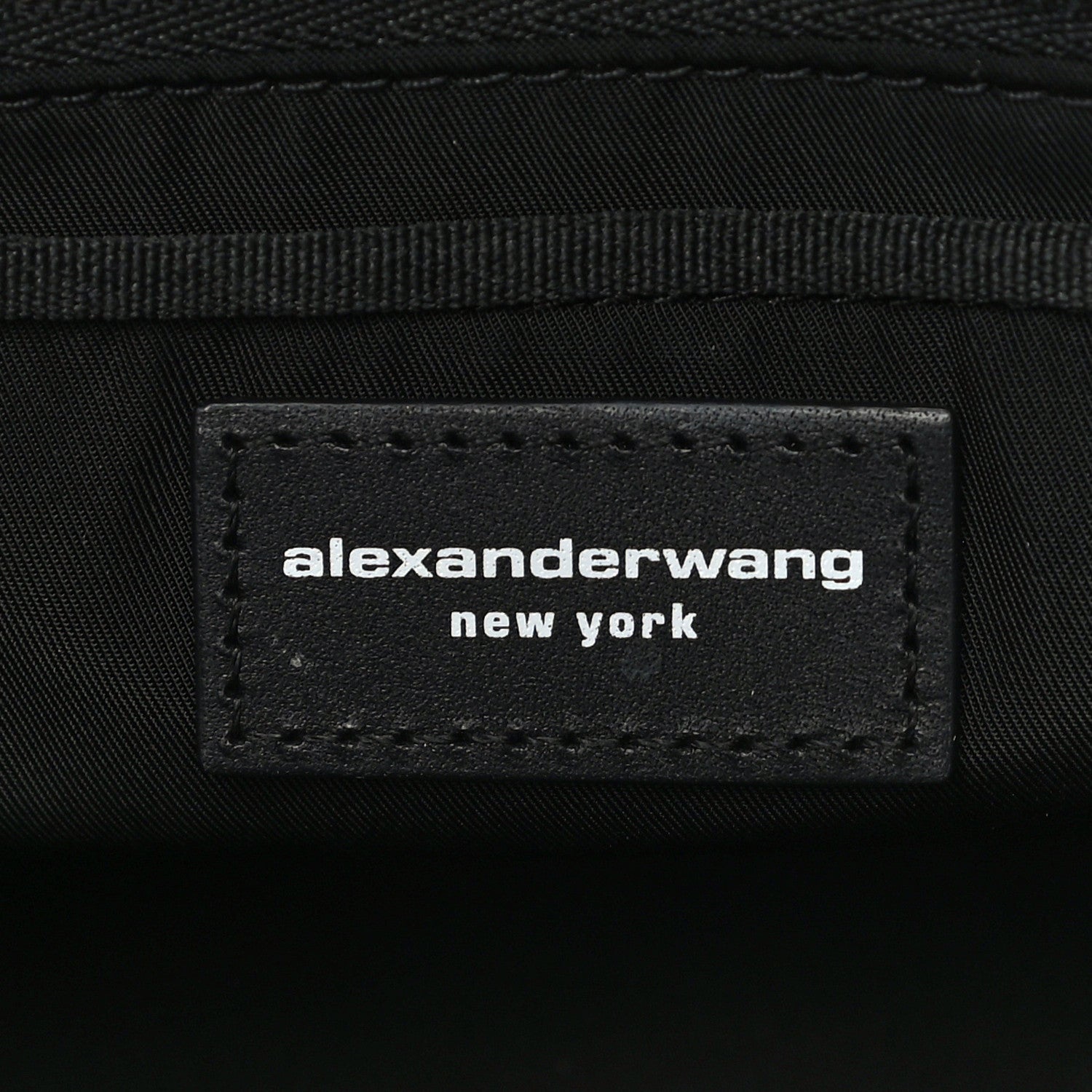 Alexander Wang Mesh Crystal Rhinestone Mini Cruiser Tote Black Silver 6 of 13