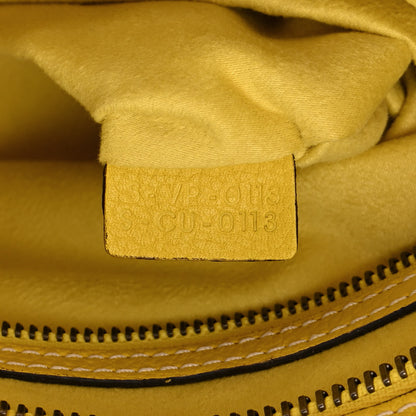 Celine Drummed Calfskin Mini Luggage Citron 7 of 19