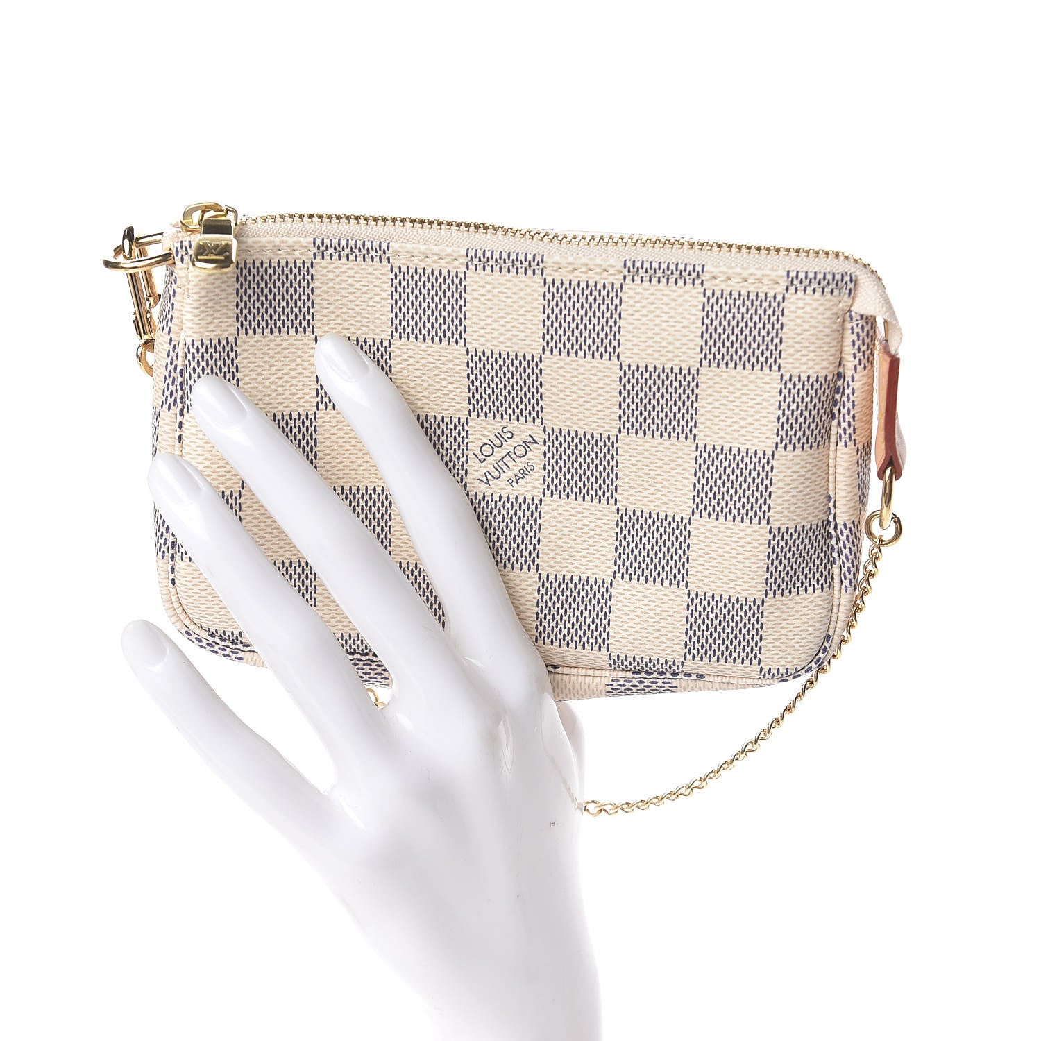 Louis Vuitton Damier Azur Mini Pochette Accessories 2 of 9