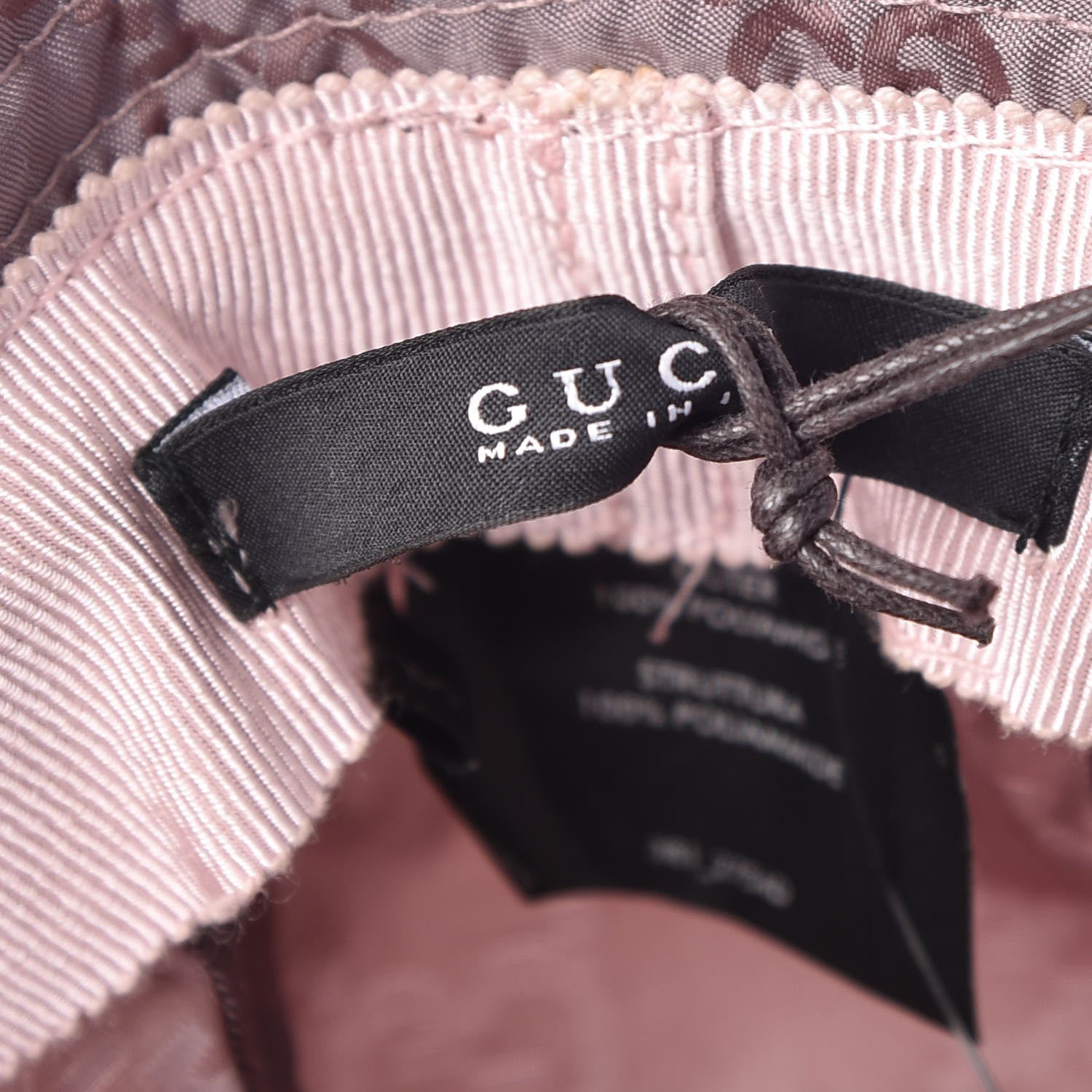 Gucci Monogram Bucket Hat S Mauve 6 of 6