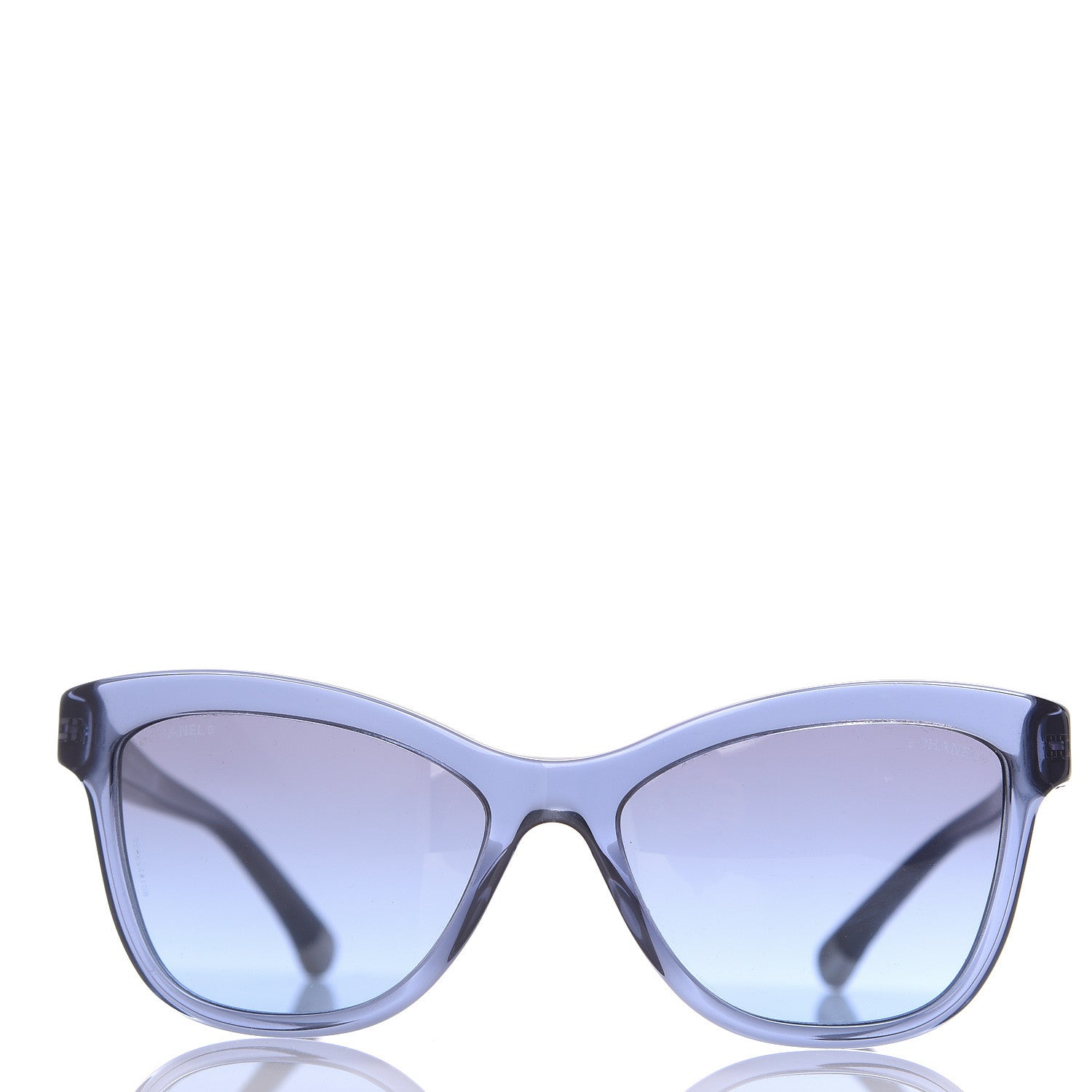 Chanel CC Cat Eye Sunglasses 5330 Blue 3 of 8