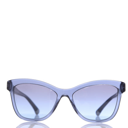 Chanel CC Cat Eye Sunglasses 5330 Blue 3 of 8