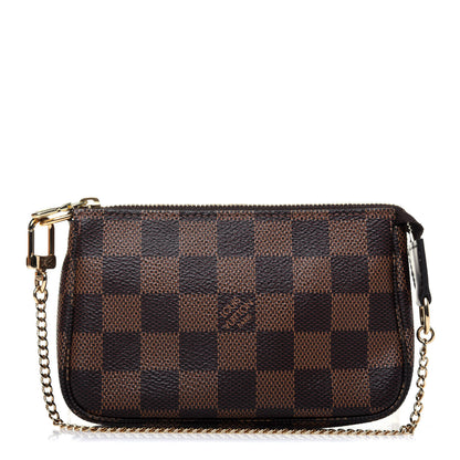 Louis Vuitton Damier Ebene Mini Pochette Accessories 1 of 12