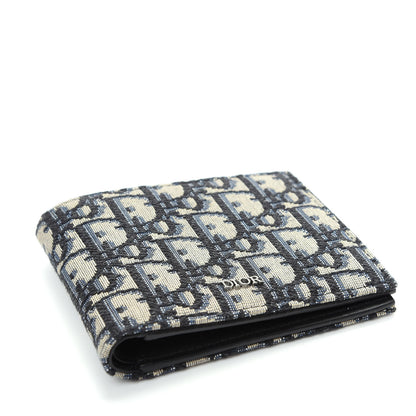Christian Dior Oblique Compact Wallet Black 4 of 7