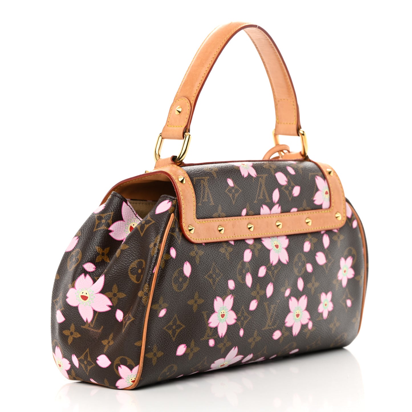 Monogram Cherry Blossom Sac Retro Bag Brown