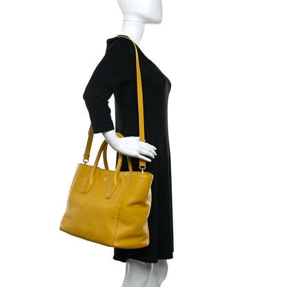 Prada Vitello Daino Tote Mimosa 2 of 15