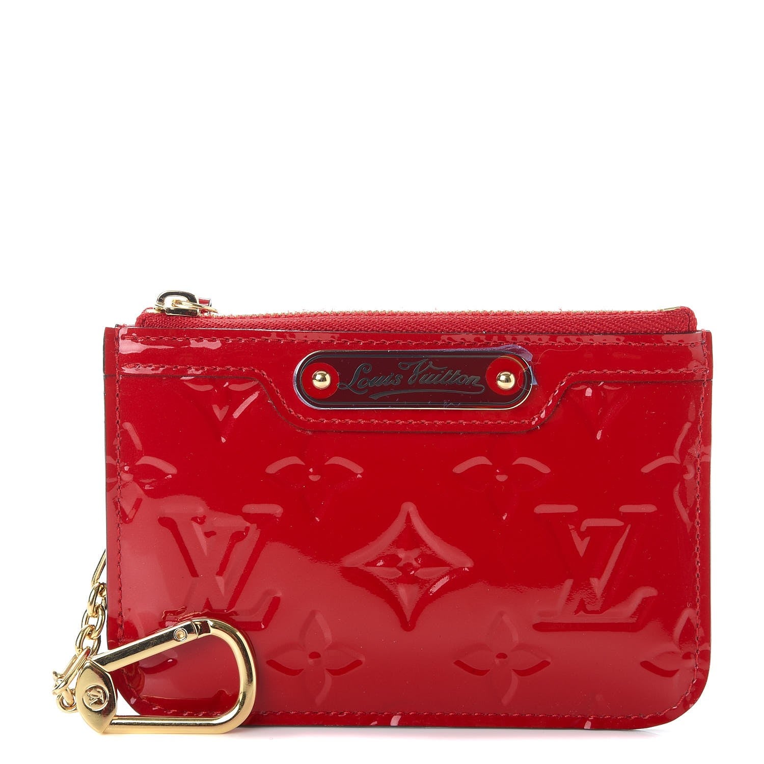 Louis Vuitton Vernis Key Pouch Pomme D'Amour 1 of 9