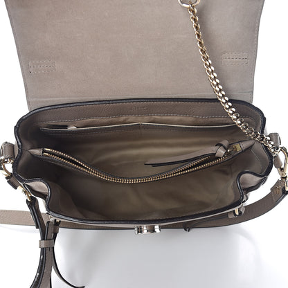Chloe Calfskin Small Faye Day Shoulder Bag Motty Grey 5 of 8