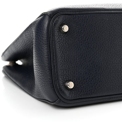 Christian Dior Bullcalf Medium Diorissimo Tote Navy 10 of 16