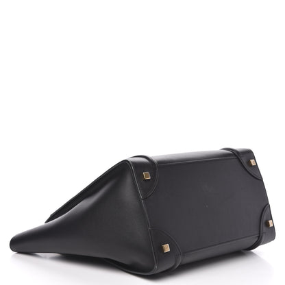 Celine Smooth Calfskin Mini Luggage Black 4 of 13