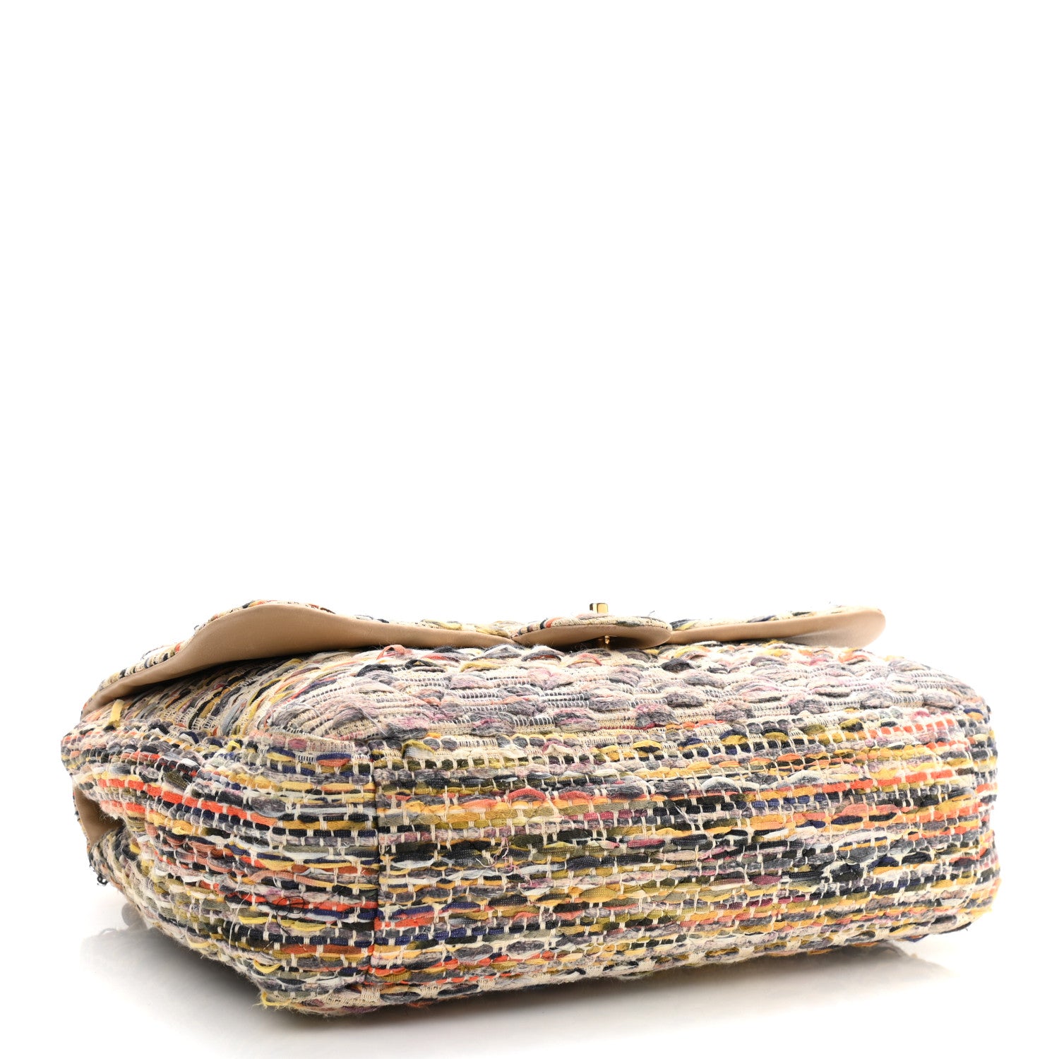 Chanel Tweed Maxi Single Flap Multicolor 4 of 13