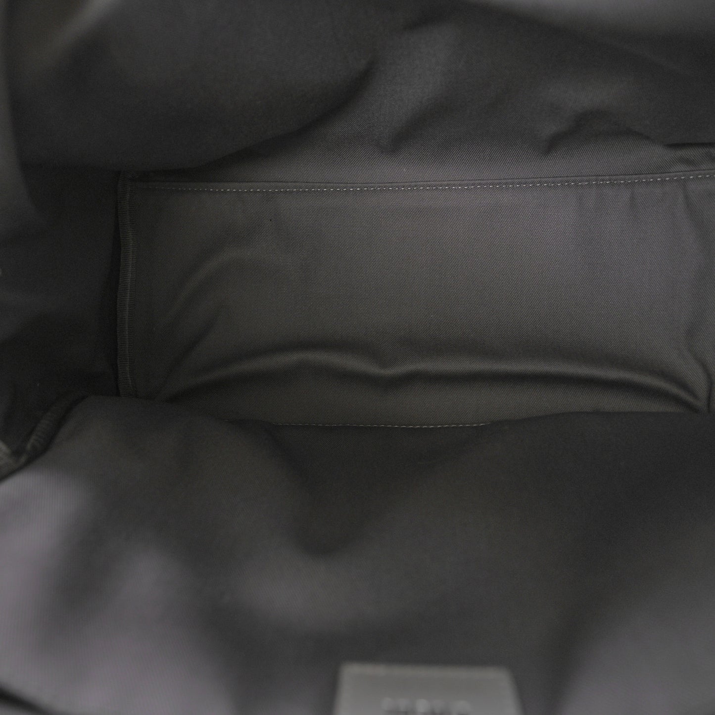 Coated Canvas CD Diamond Rider Zipped Backpack Gray