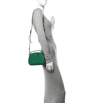 Prada Saffiano Lux Odette Crossbody Verde 2 of 11