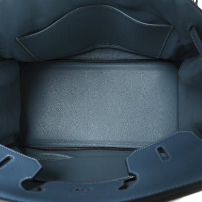Hermes Togo BIRKIN 35 Blue Jean 4 of 15