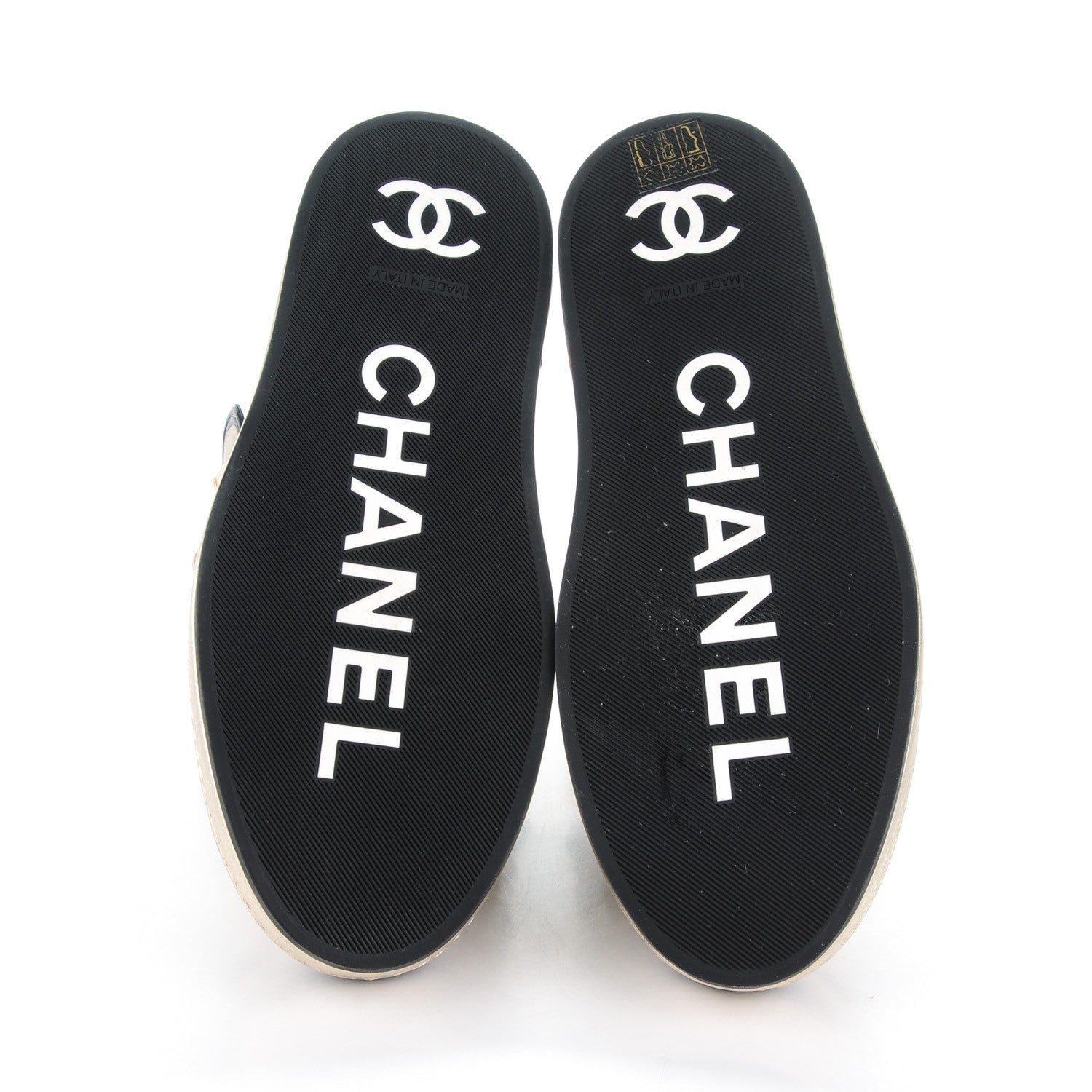 Chanel Metallic Lambskin Camellia High Top Sneakers 37 Gold 5 of 9