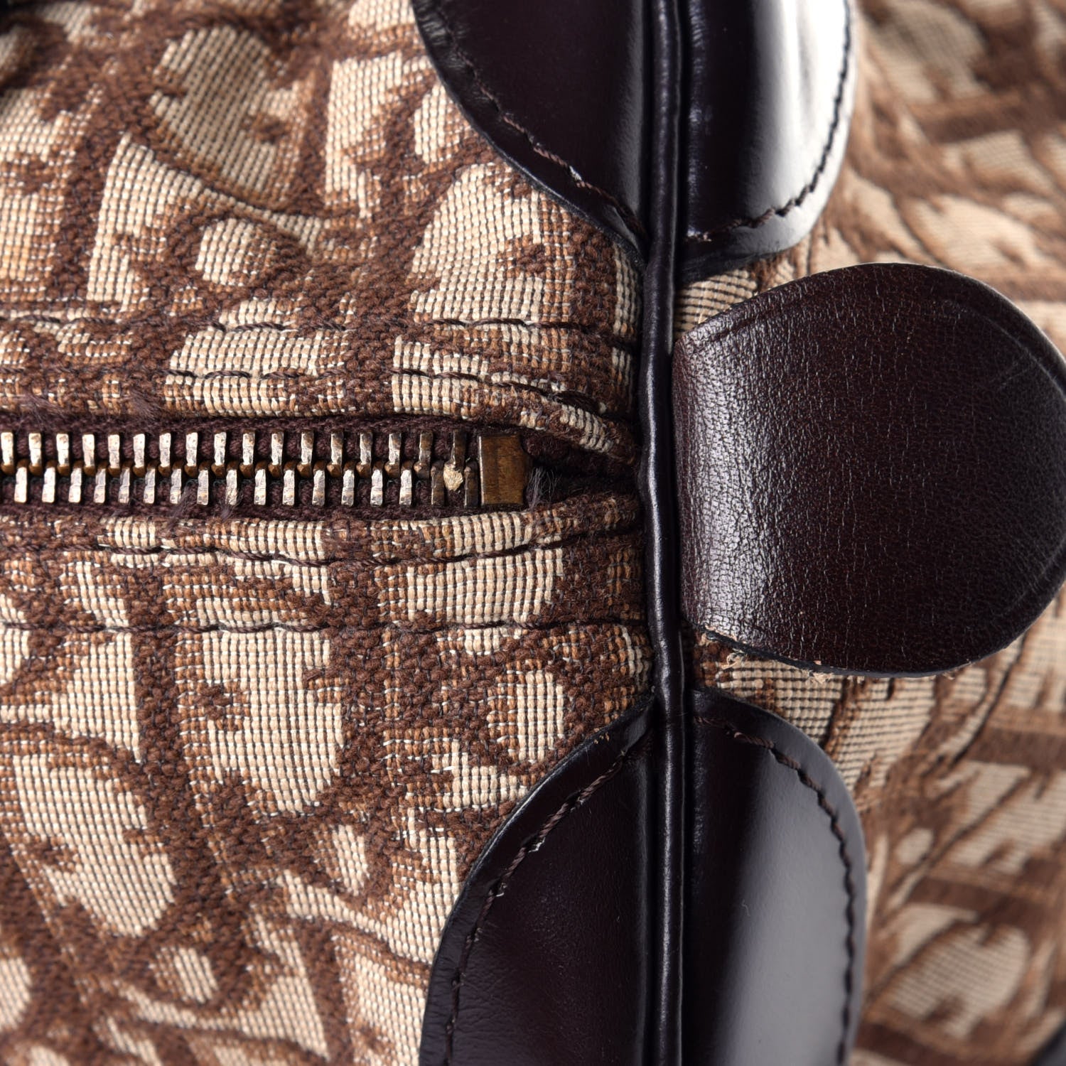 Christian Dior Monogram Boston Brown 8 of 11