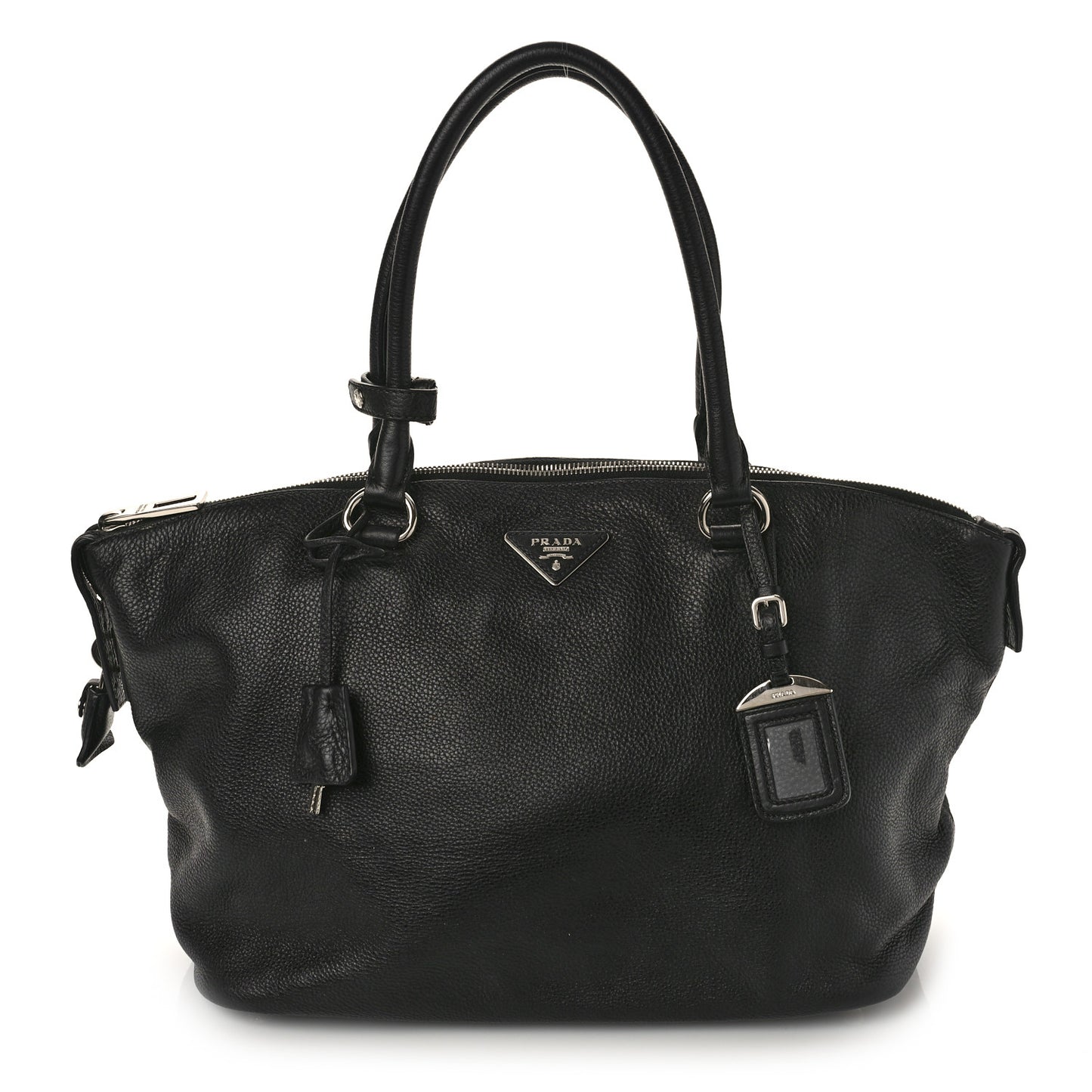 Vitello Daino Tote Black