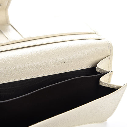 Gucci Calfskin Studded Soho Continental Wallet White 24 of 26