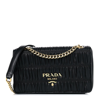 Prada Nappa Gaufre Flap Black 1 of 12