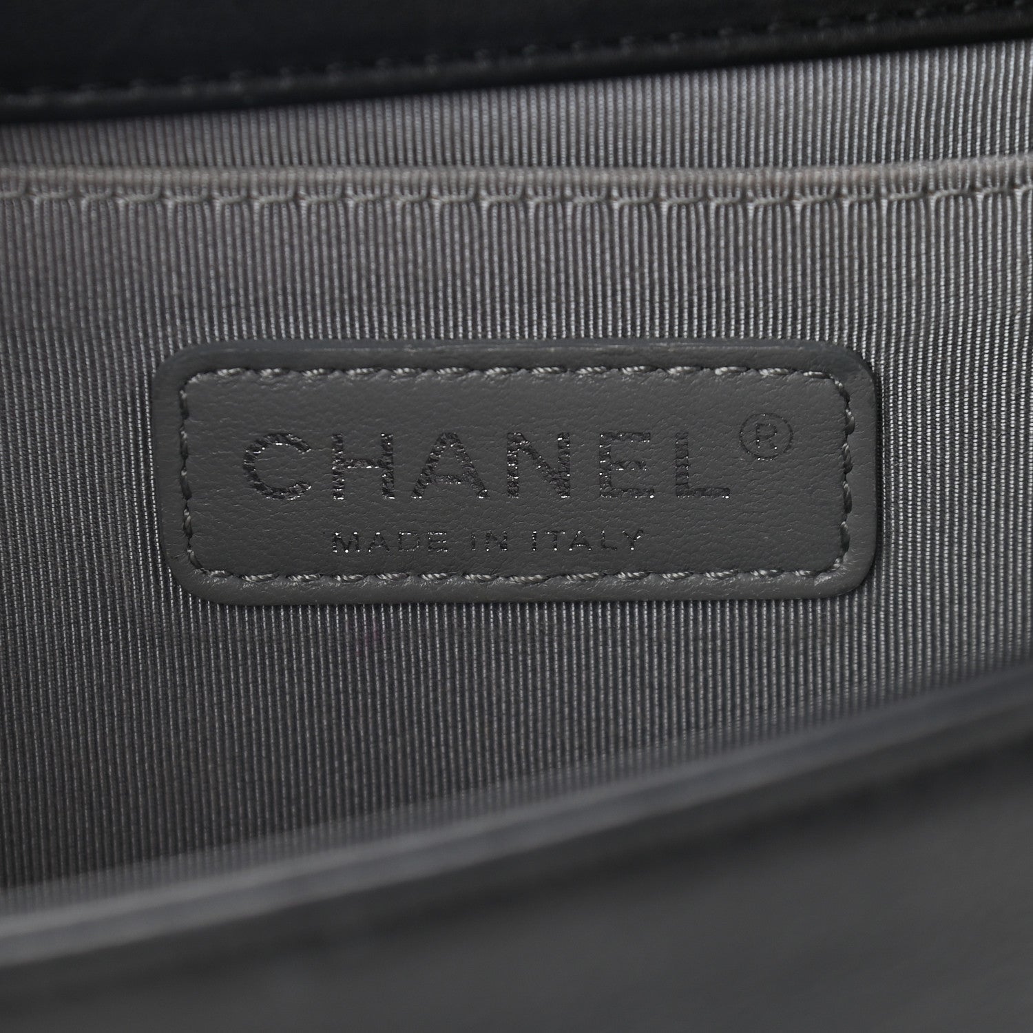 Chanel Calfskin Double Stitch Medium Boy Flap Black 6 of 9