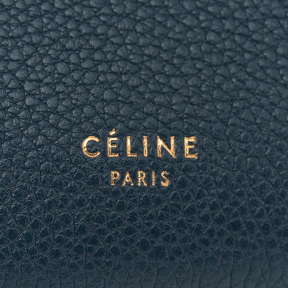 Celine Soft Grained Calfskin Small Sangle Bucket Bag Navy 6 of 11