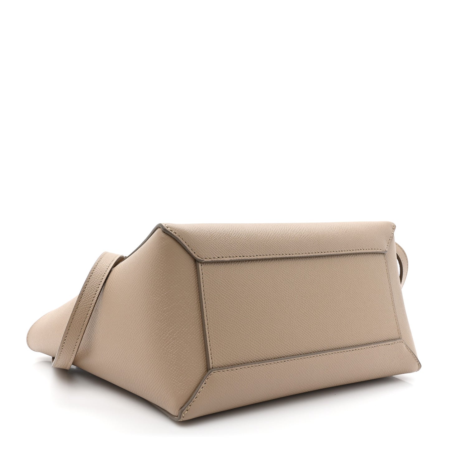 Grained Calfskin Micro Belt Bag Light Taupe