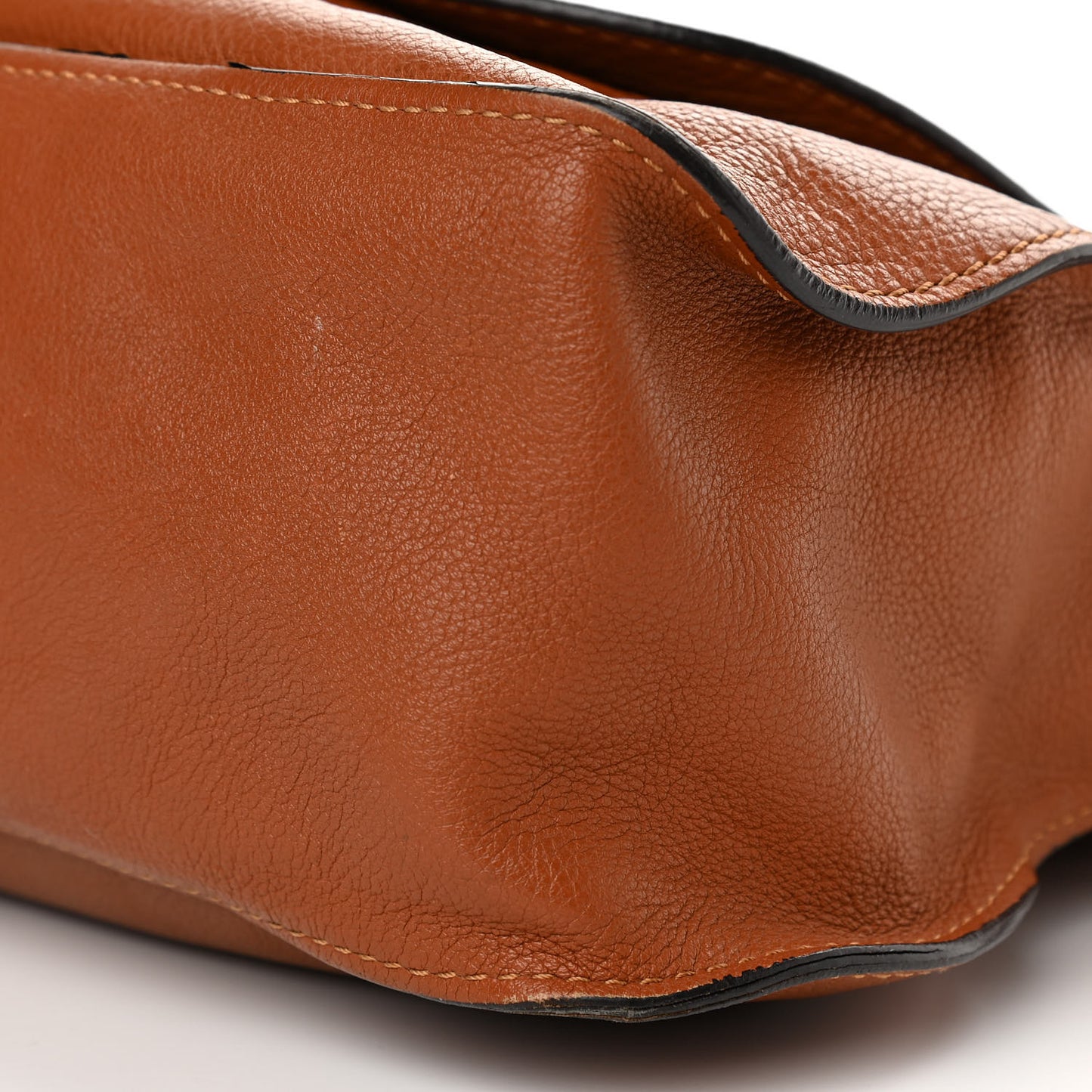 Calfskin Medium Marcie Satchel Tan