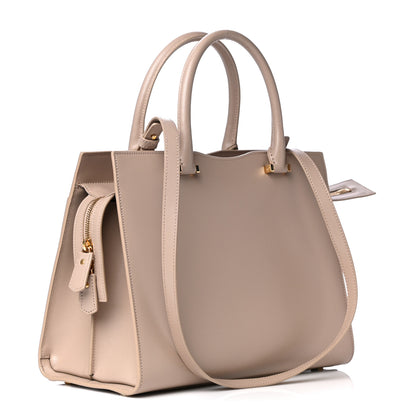 Saint Laurent Grain De Poudre Medium Uptown Tote Beige 2 of 9