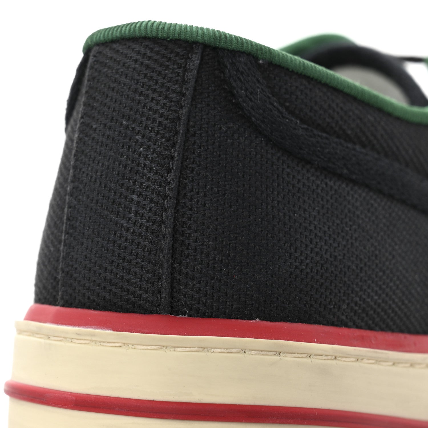 Gucci Canvas Web Mens 1977 Tennis Sneakers 9 Black 9 of 10