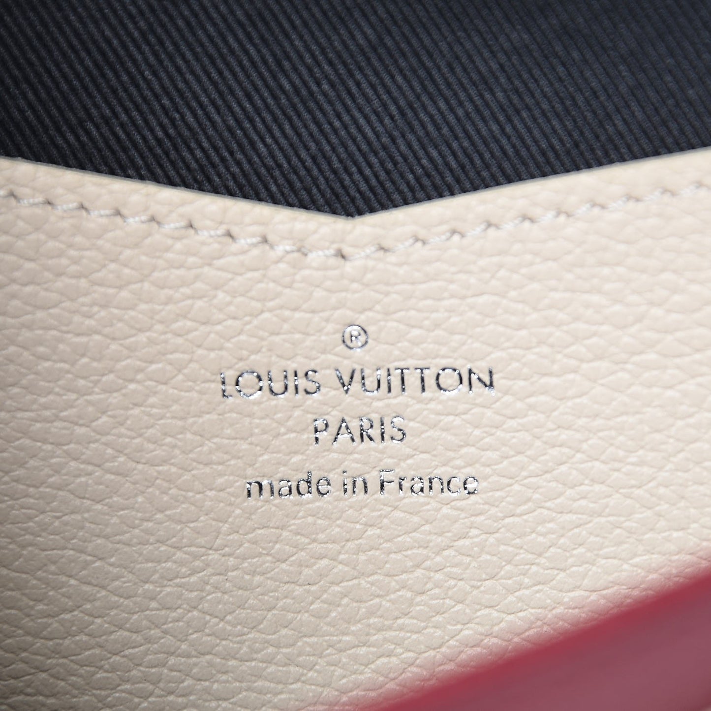 Soft Calfskin My Lockme Wallet Lie De Vin Etain Creme