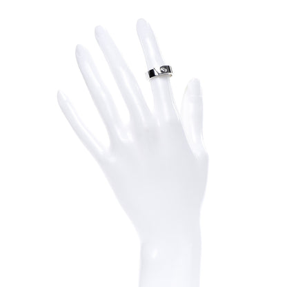 Cartier 18K White Gold Diamond Anniversary Band Ring 49 4.75 2 of 6