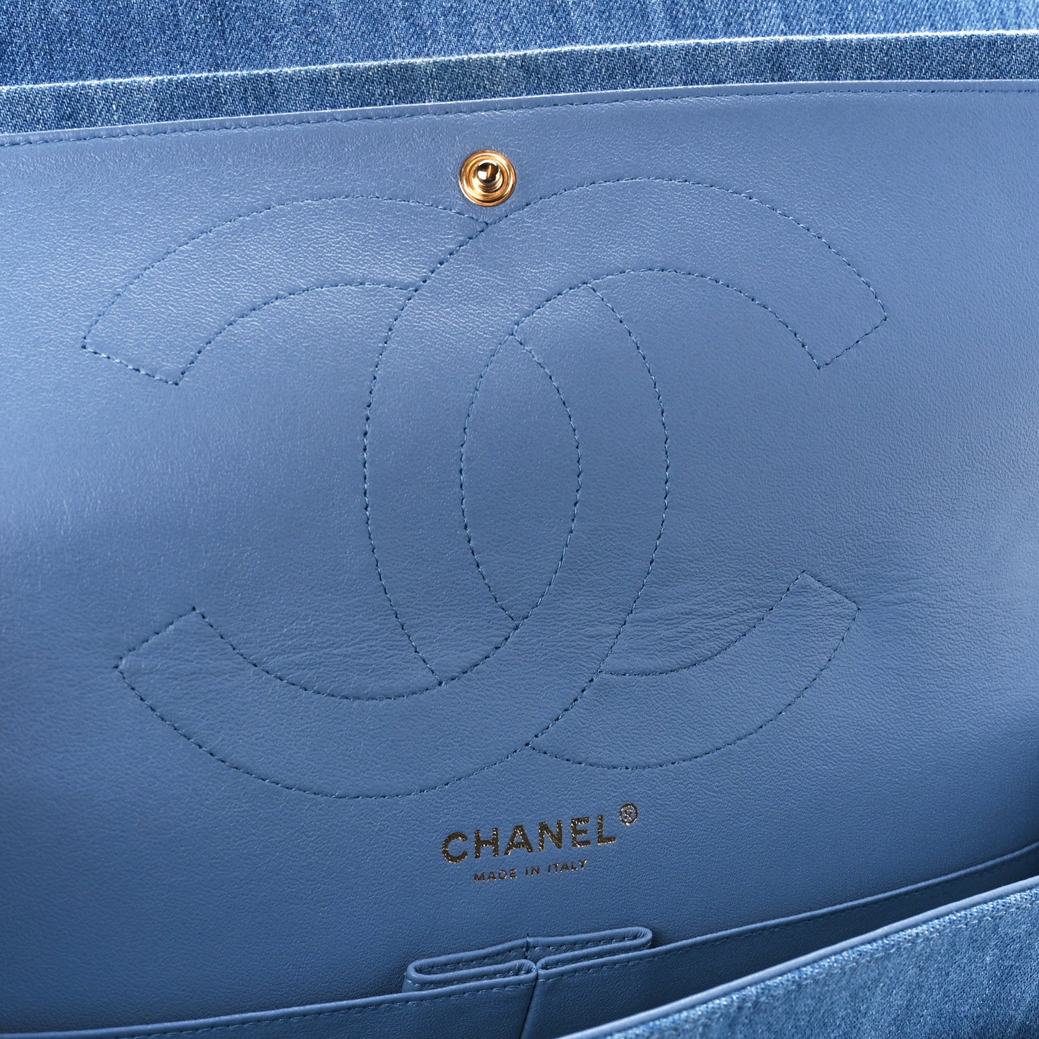 Chanel Denim Quilted 2.55 Reissue 227 Flap Blue 6 of 11