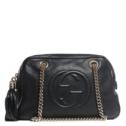 Gucci Pebbled Calfskin Small Soho Bowler Black 1 of 9