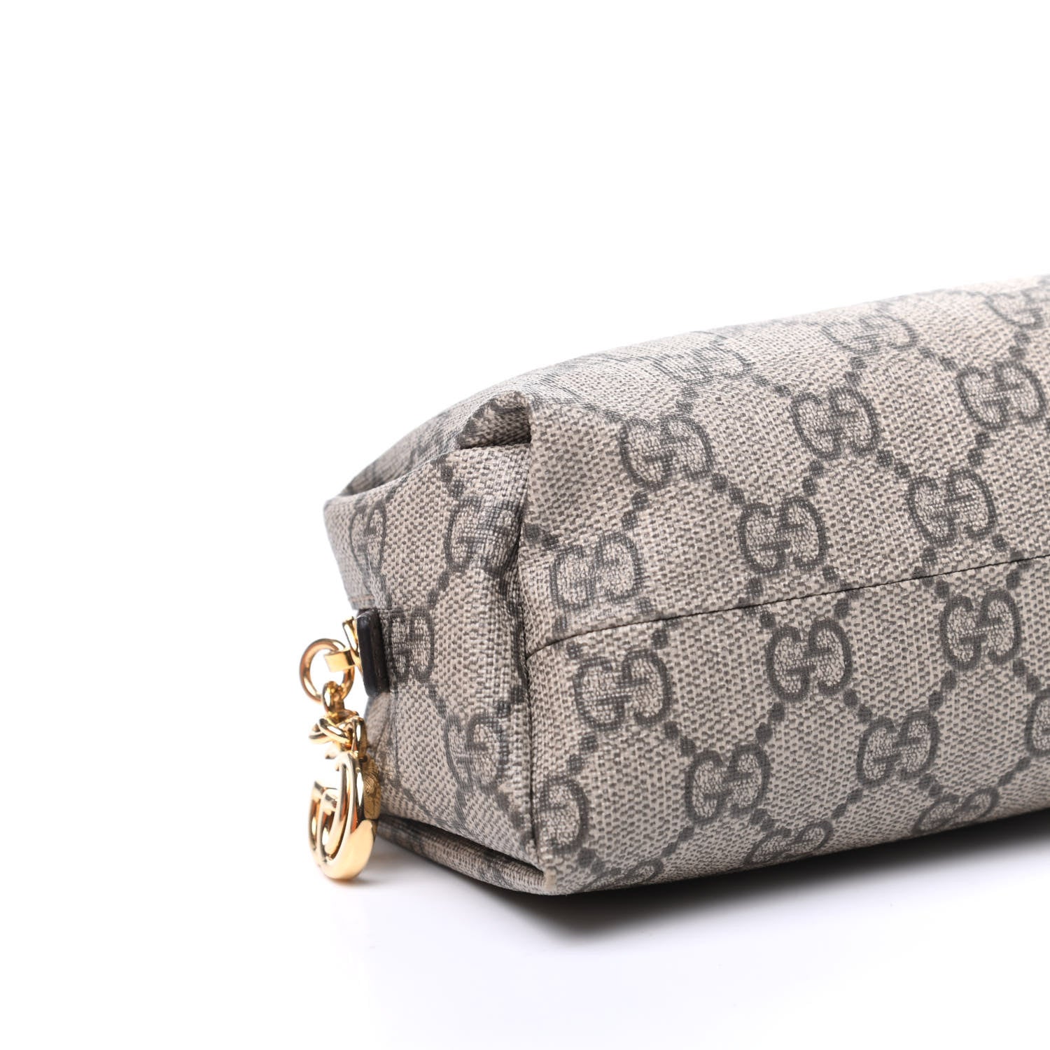 Gucci Soft GG Supreme Monogram Calfskin Small Ophidia Cosmetic Case Beige Ebony New Acero 8 of 9