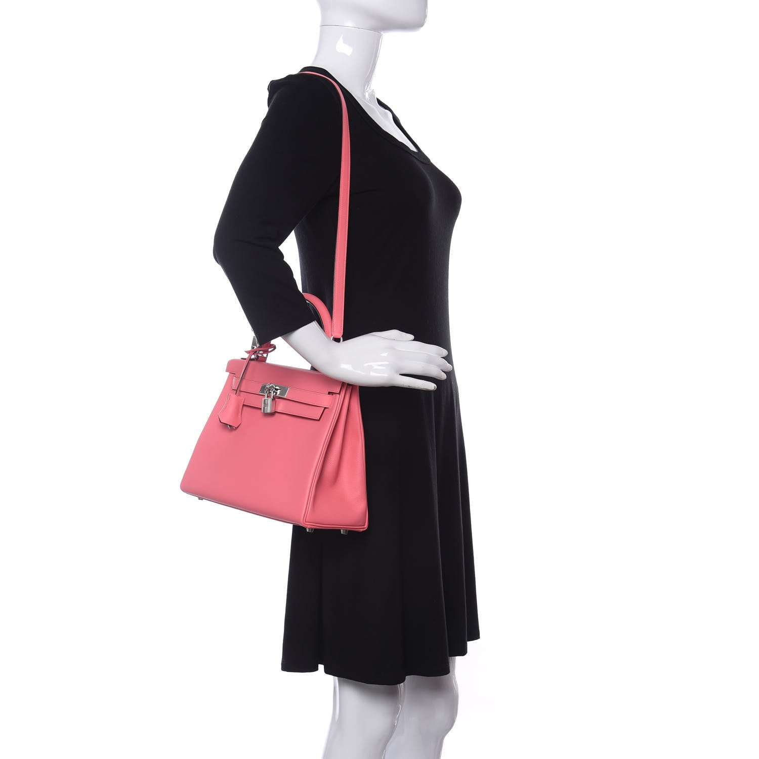Hermes Evercolor Verso Kelly Retourne 28 Rose D'ete 2 of 11