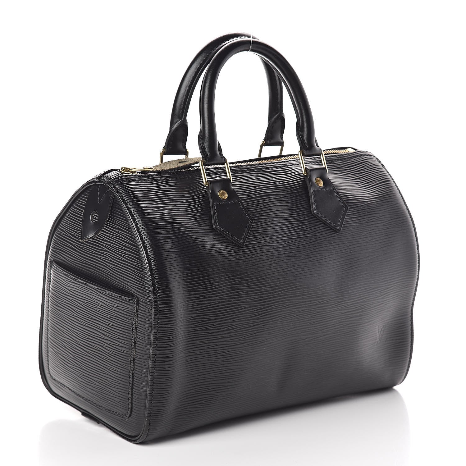 Louis Vuitton Epi Speedy 25 Black 3 of 10