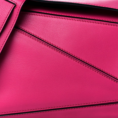 Loewe Calfskin Small Puzzle Bag Fuchsia 8 of 10
