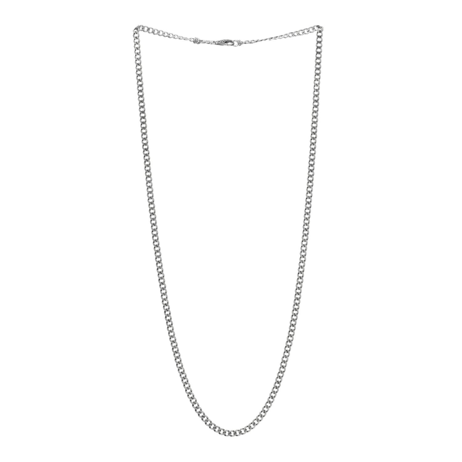 John Hardy Sterling Silver 3.9mm Curb Chain Necklace 22" 2 of 4