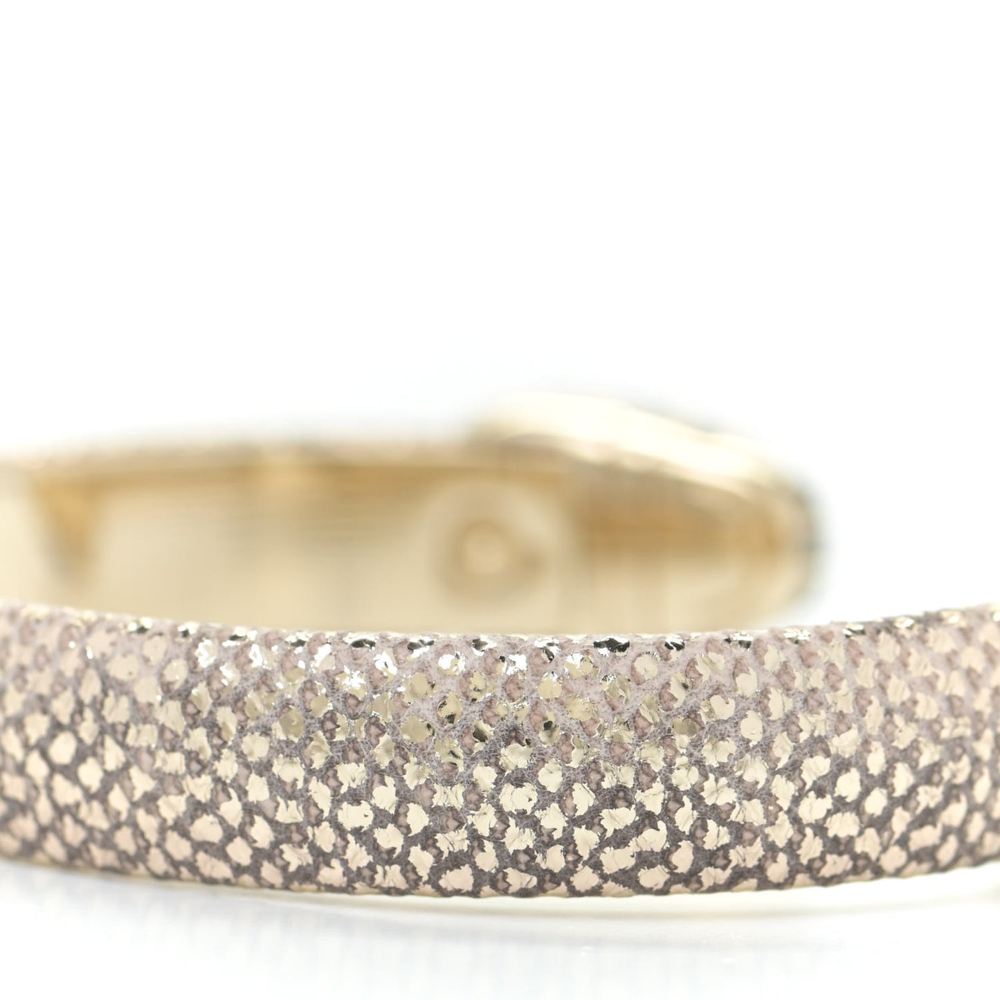 Metallic Karung Serpenti Forever Bracelet