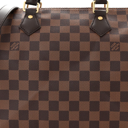 Louis Vuitton Damier Ebene Speedy Bandouliere 30 7 of 9