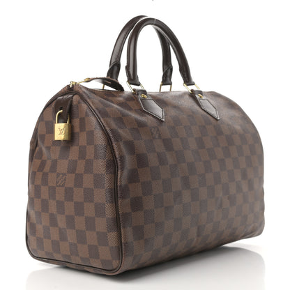 Louis Vuitton Damier Ebene Speedy 30 3 of 17