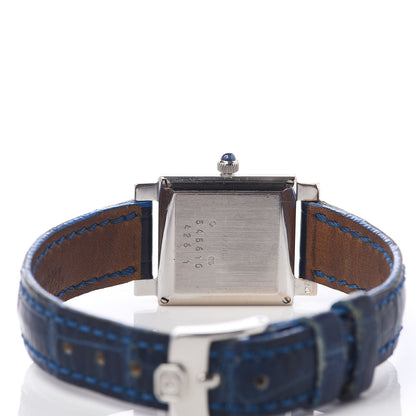 Chopard 18K White Gold Alligator 22mm Classique Quartz Watch 5 of 7