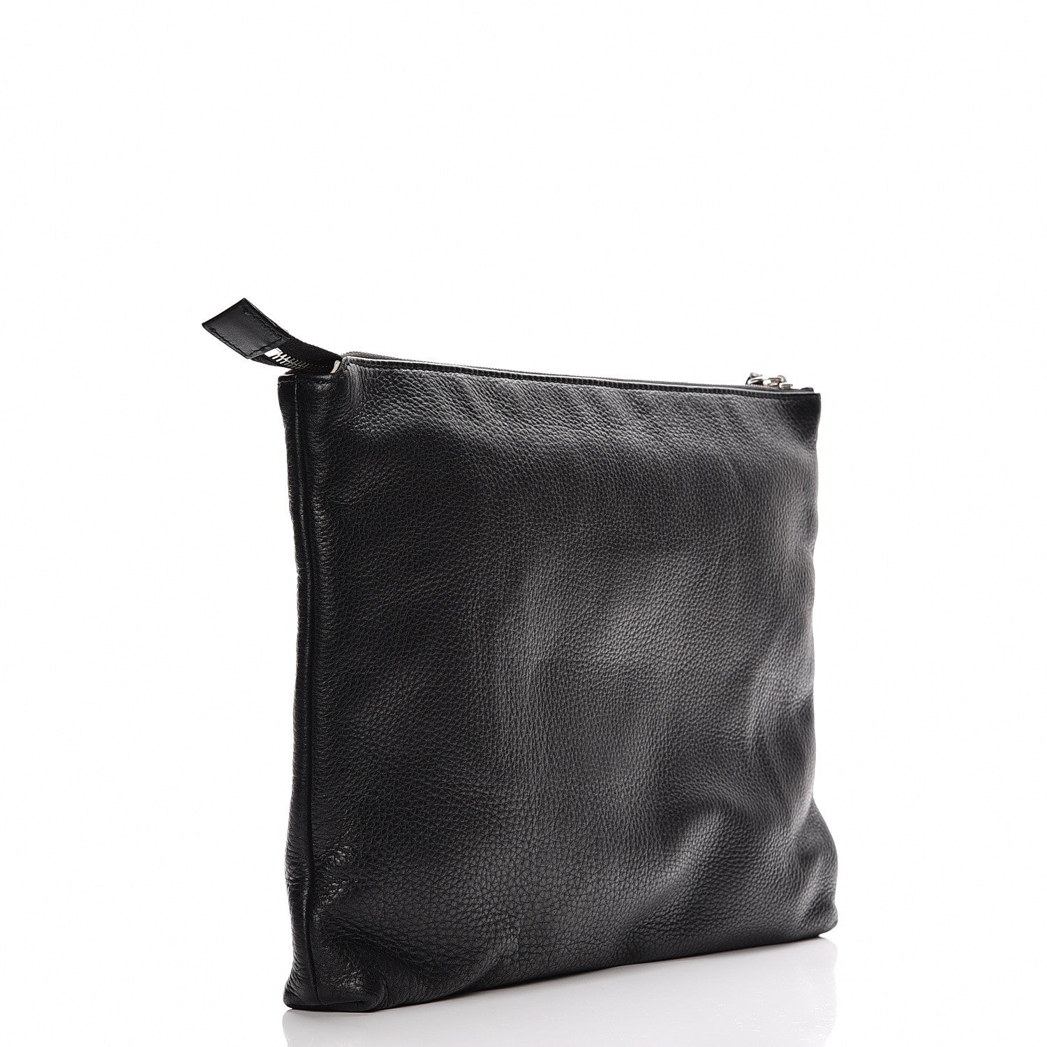 Gucci Deerskin Interlocking G Portfolio Clutch Black 4 of 9