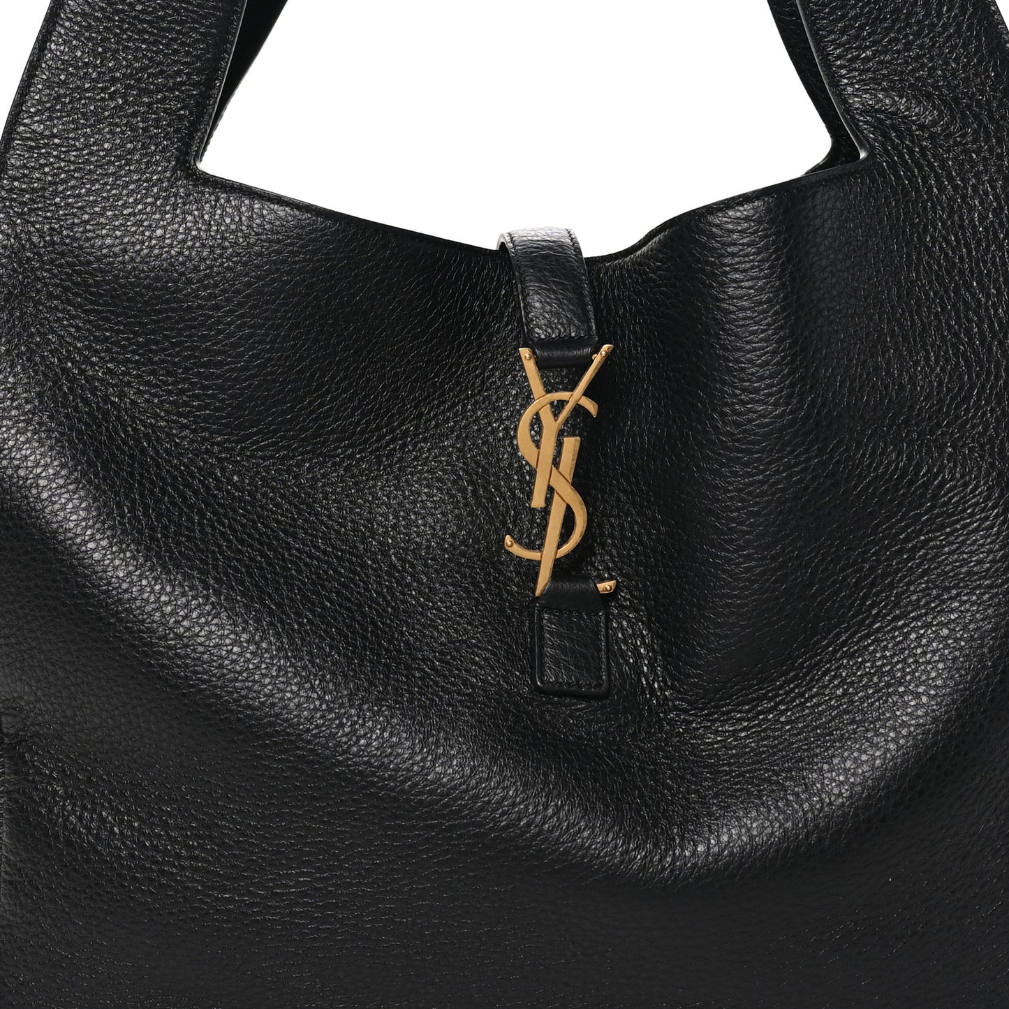 Grained Deerskin Bea Tote Black