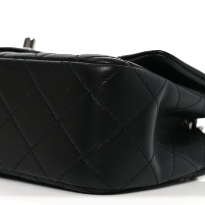 Chanel Lambskin Quilted Mini Rectangular Flap Black 10 of 11