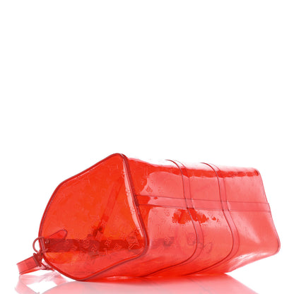 Louis Vuitton PVC Monogram Keepall Bandouliere 50 Grenadine Red 6 of 15