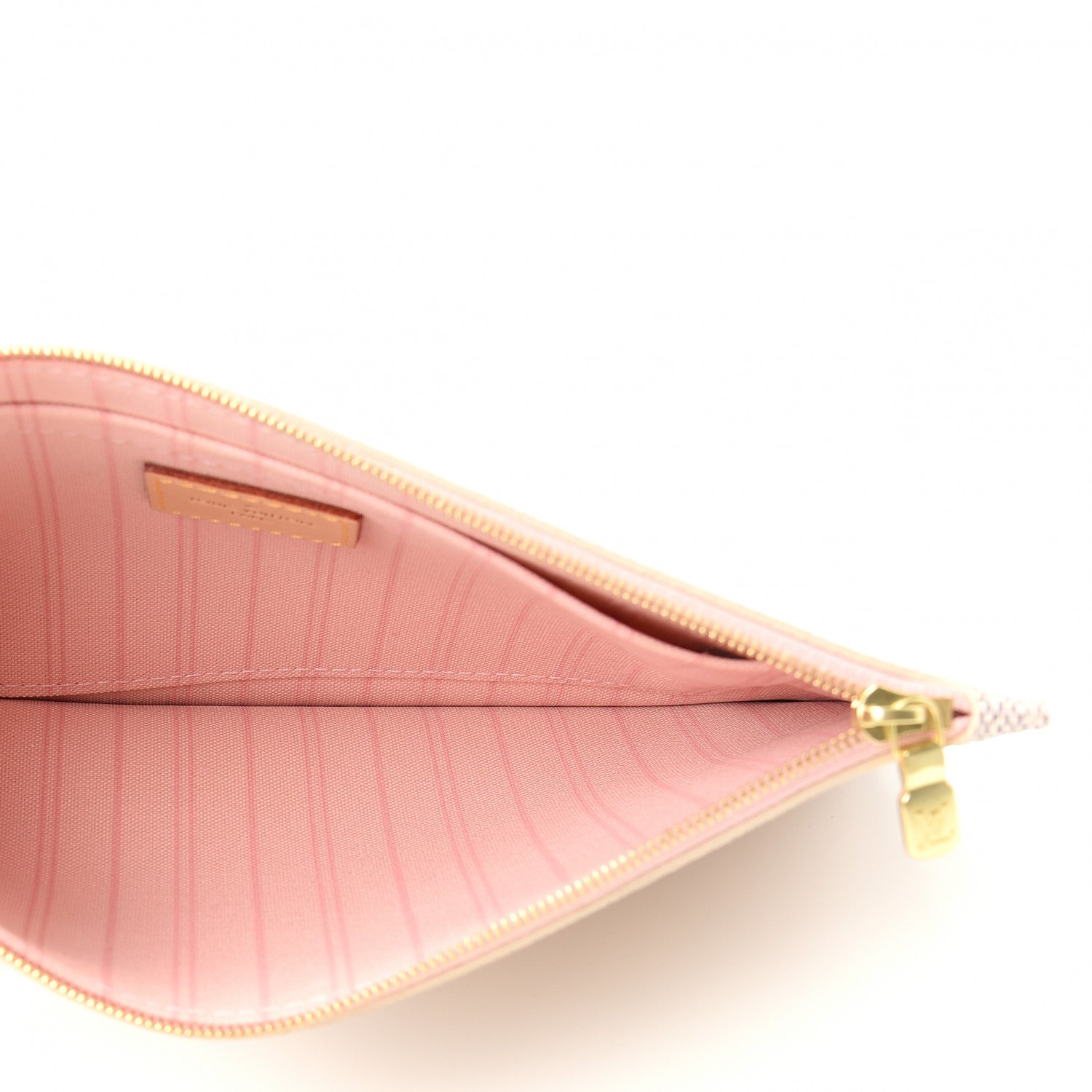 Louis Vuitton Damier Azur Neverfull MM GM Pochette Rose Ballerine 5 of 7