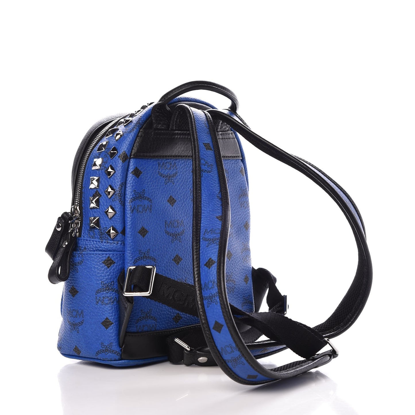 Visetos Studded Colorblock Mini Stark Brock Backpack Blue