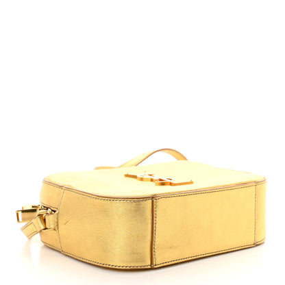 Saint Laurent Metallic Calfskin Small Classic Monogram Camera Bag Gold 4 of 10